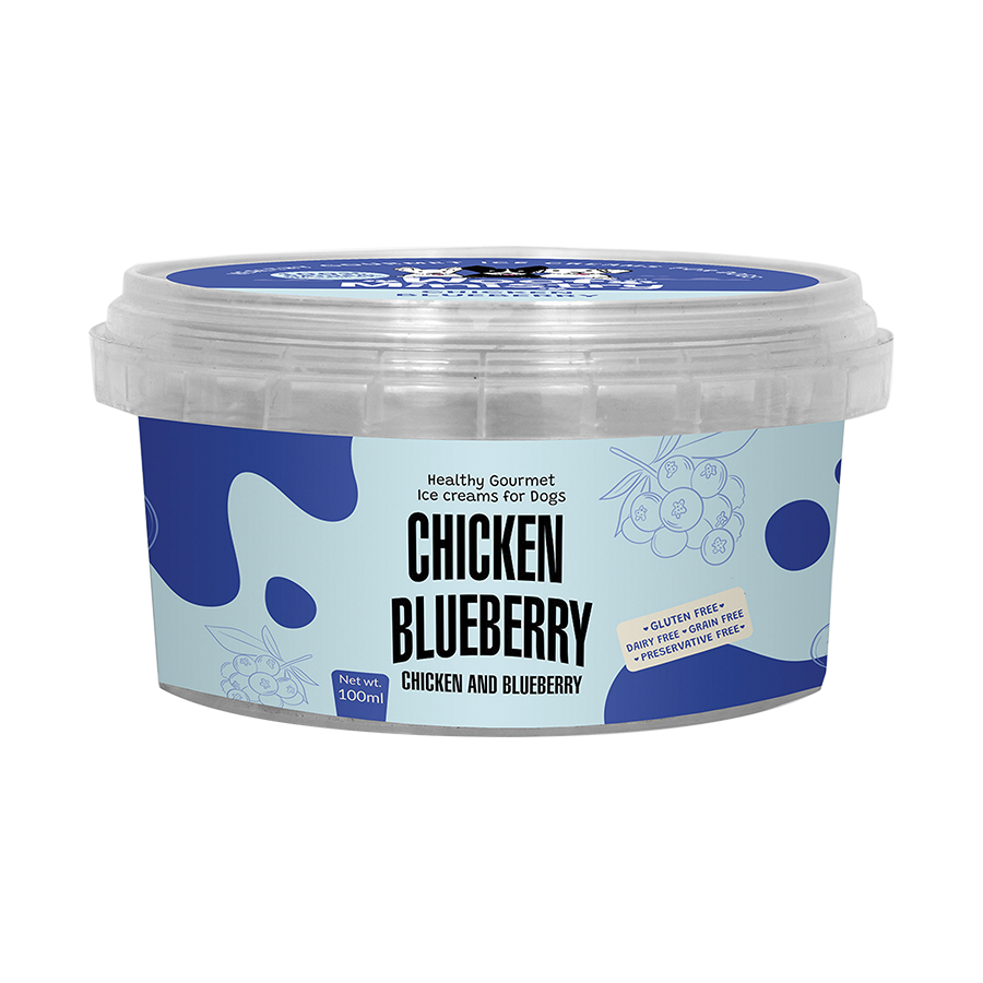 Chicken Blueberry Ice-Cream