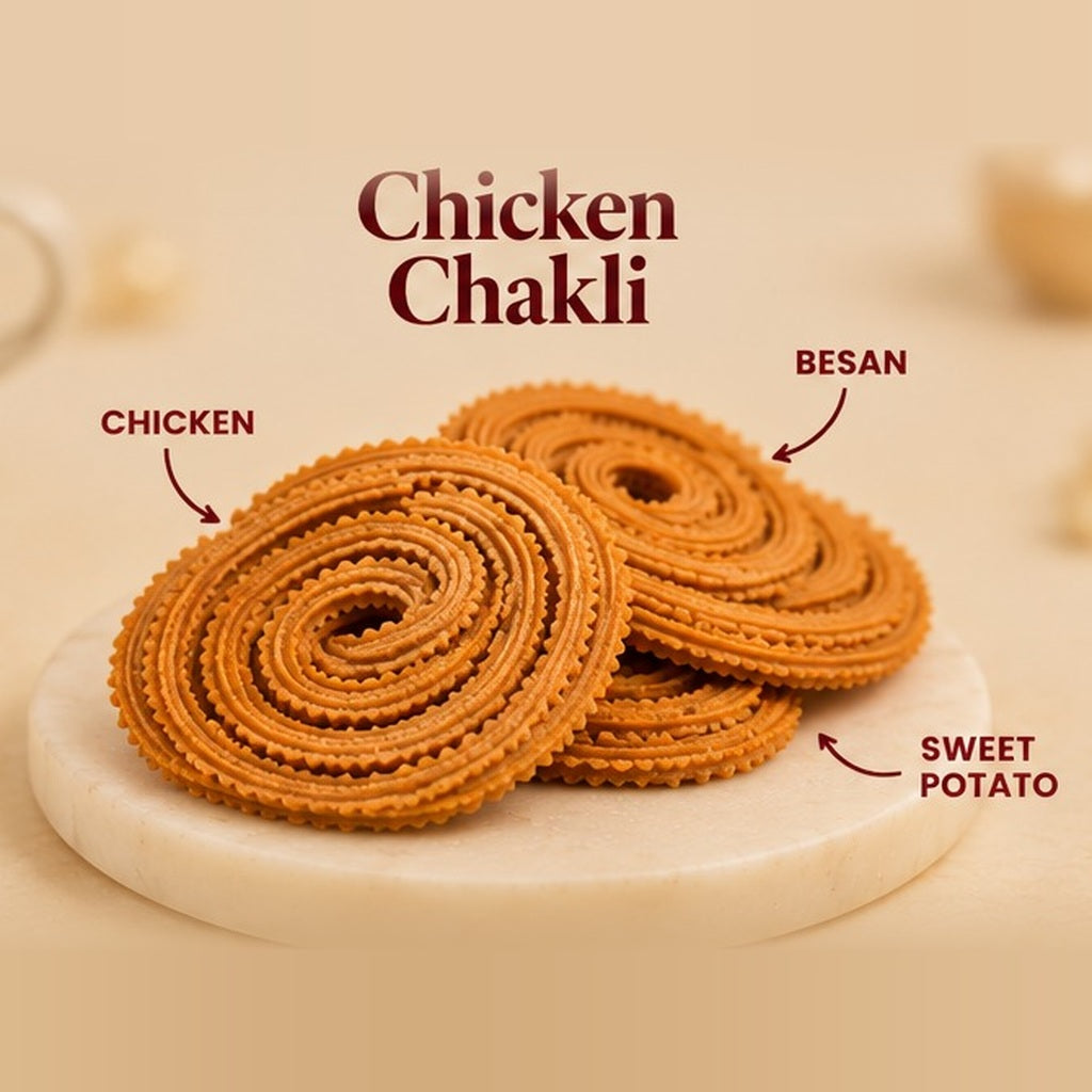 Woof Ministry Chicken Chakli dog treat