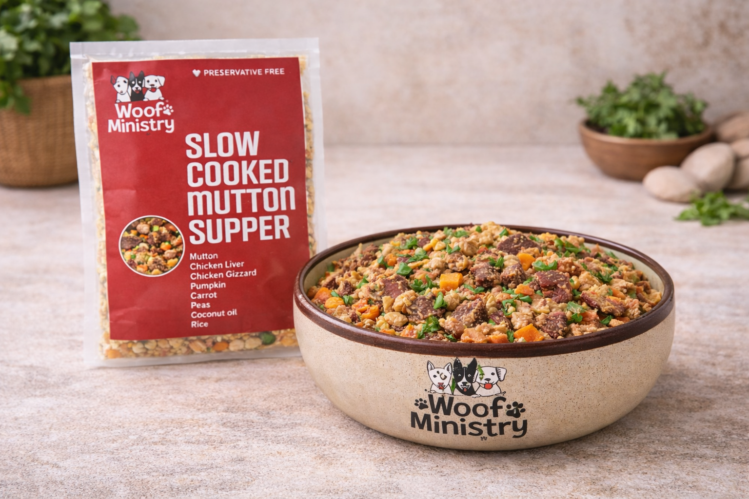 Slow Cooked Mutton Supper